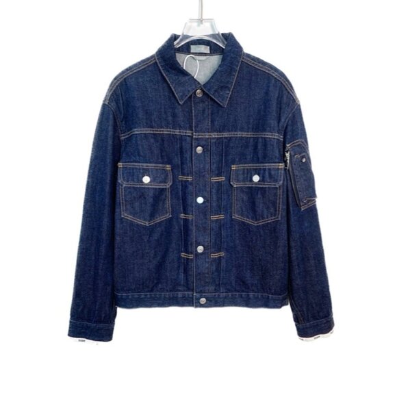 Dior Dark Blue Washed Denim Jacket
